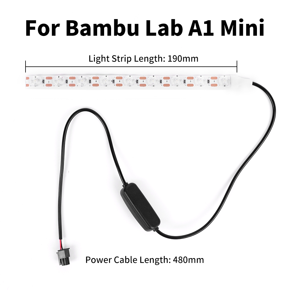 Whitening Strip 3D - Модернизированная светодиодная лента для Bambu Lab