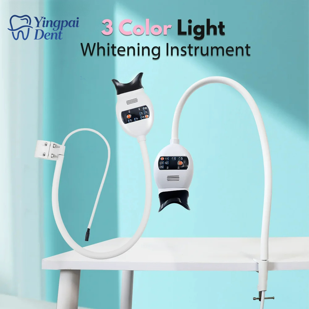 Teeth Whitening Machine Professional - Регулируемая 3-цветная LED-лампа для отбеливания зубов,