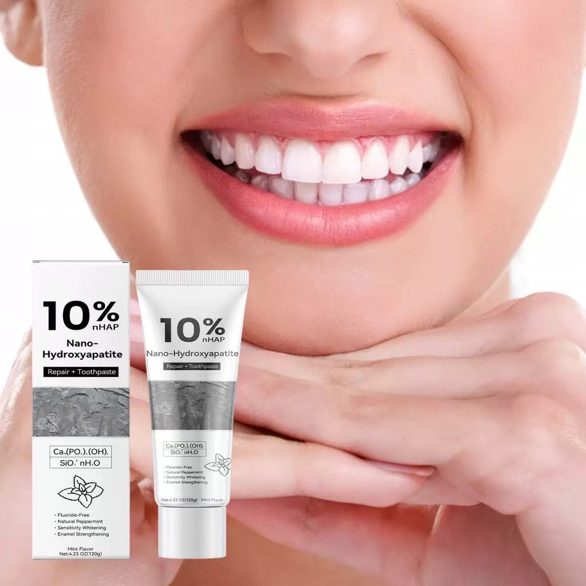 Teeth Whitening Yellow Teeth - Зубная паста с 10% нано-гидроксиапатитом для