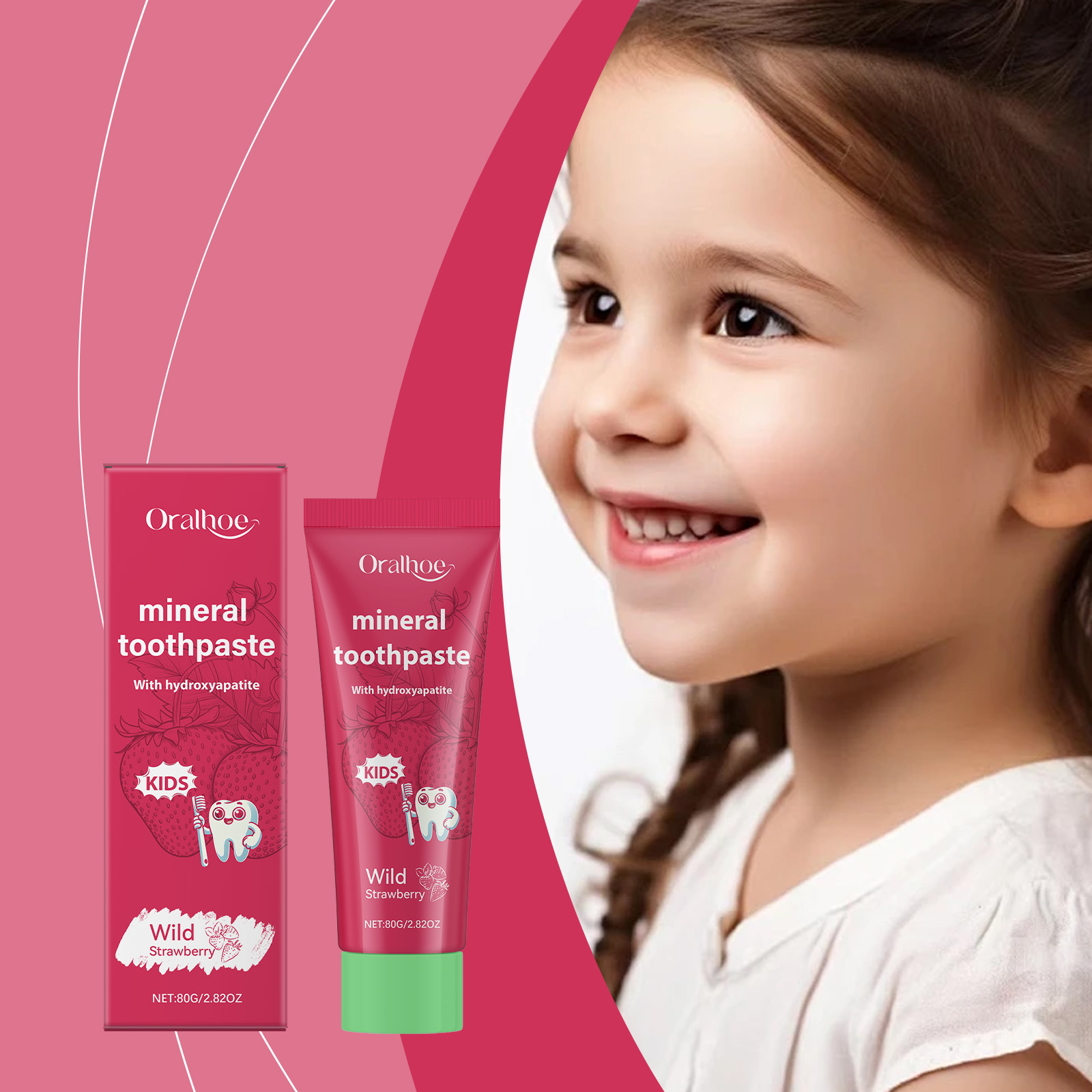 Детская зубная паста Oralhoe д – обзор и цена Teeth Whitening Naturally