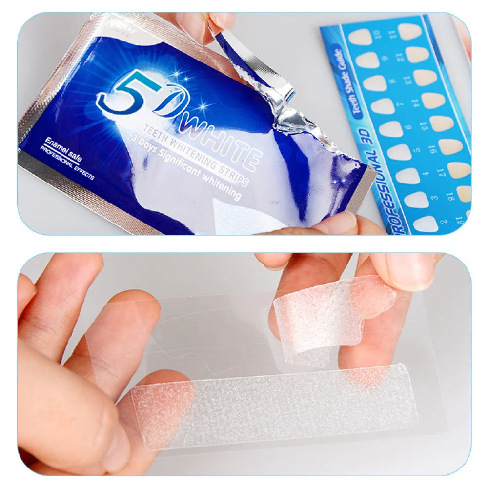 2 коробки 3D/5D/9D полоски для – обзор и цена Whitening Strip 3D