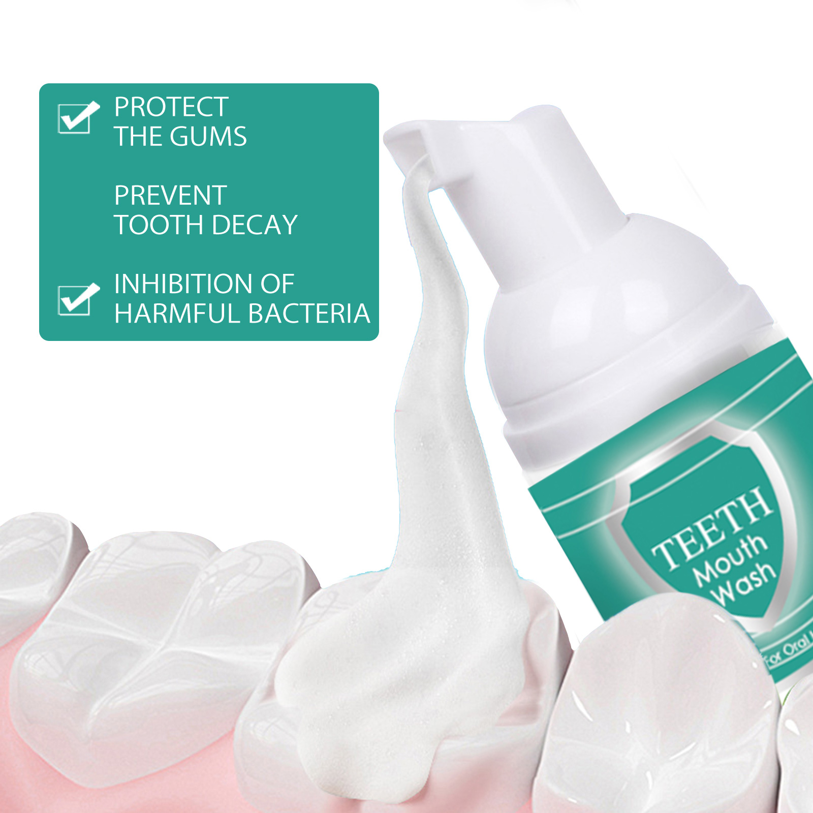 Пенящаяся зубная паста-мусс —  – обзор и цена Teeth Whitening Foam Toothpaste