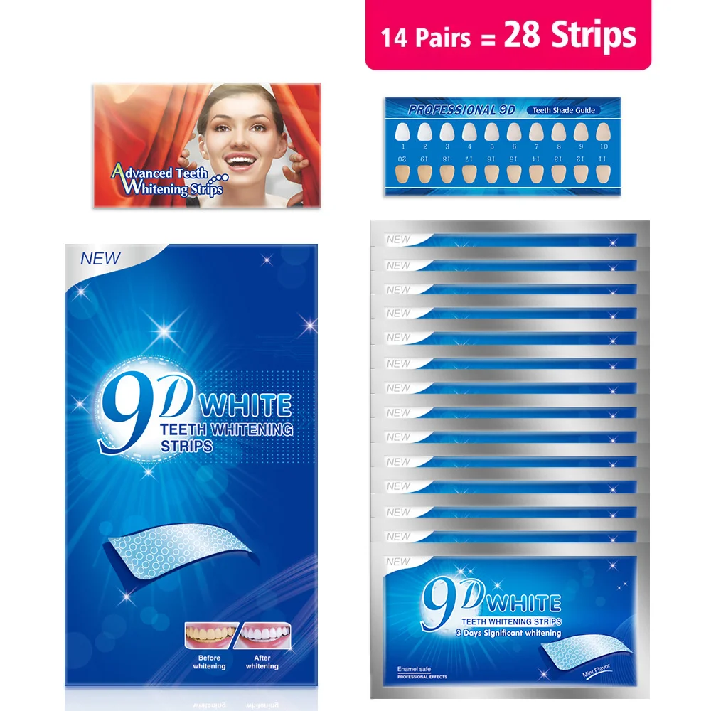 3D 5D 9D профессиональные поло – обзор и цена Whitening Strip 3D