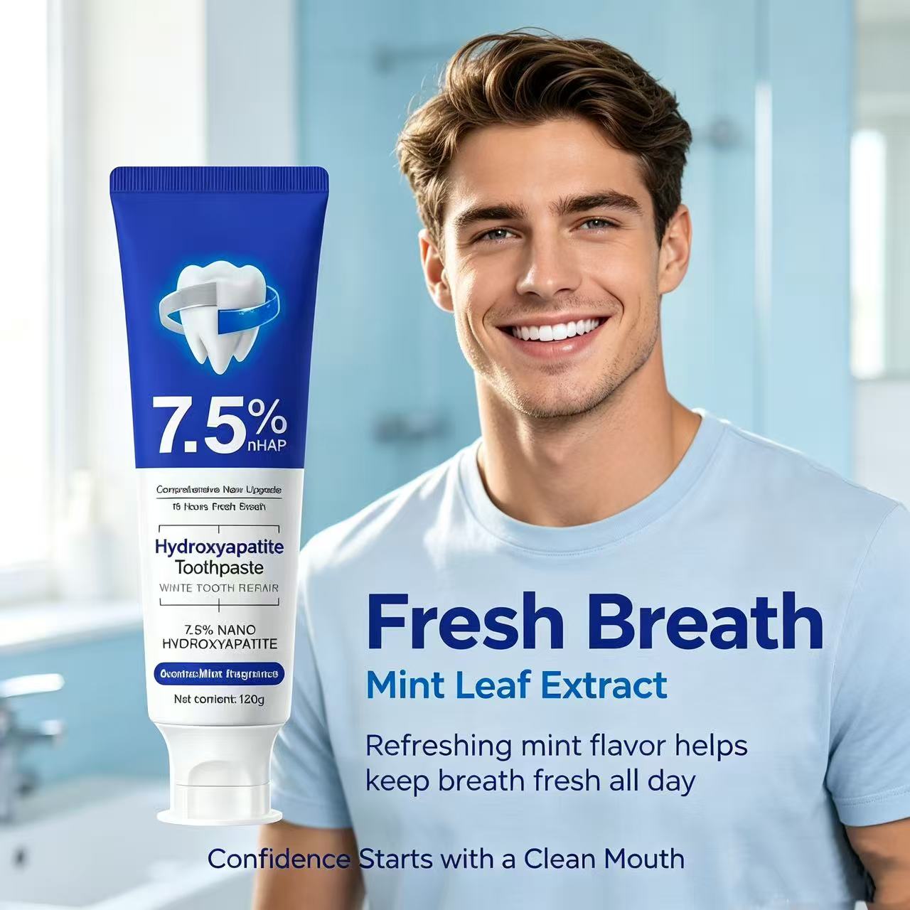 Зубная паста с 7,5% нано-гидро – обзор и цена Teeth Whitening Yellow Teeth