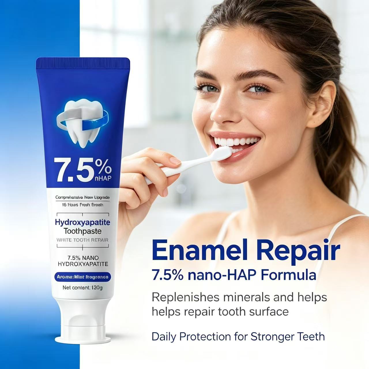 Зубная паста с 7,5% нано-гидро – обзор и цена Teeth Whitening Yellow Teeth