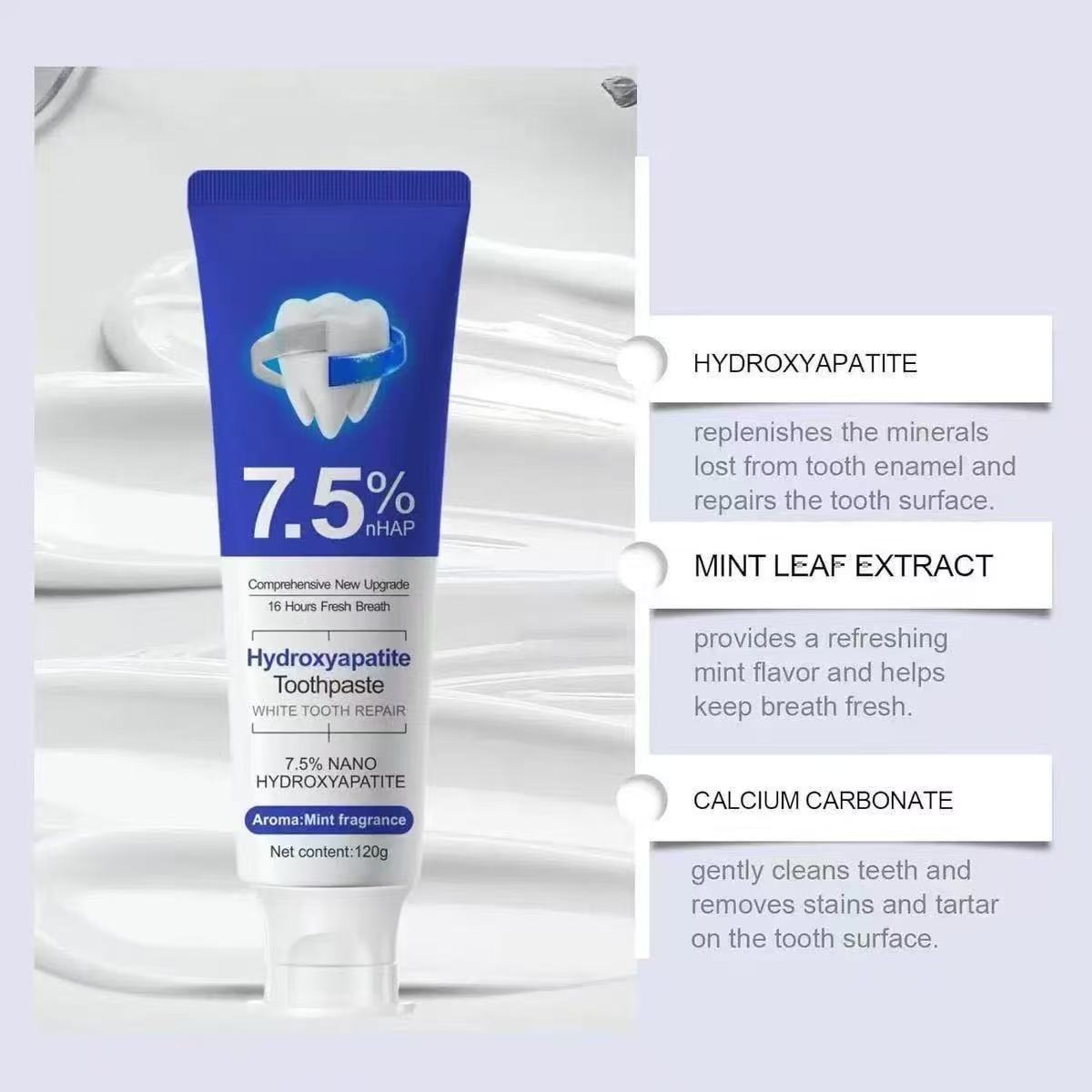 Зубная паста с 7,5% нано-гидро – обзор и цена Teeth Whitening Yellow Teeth