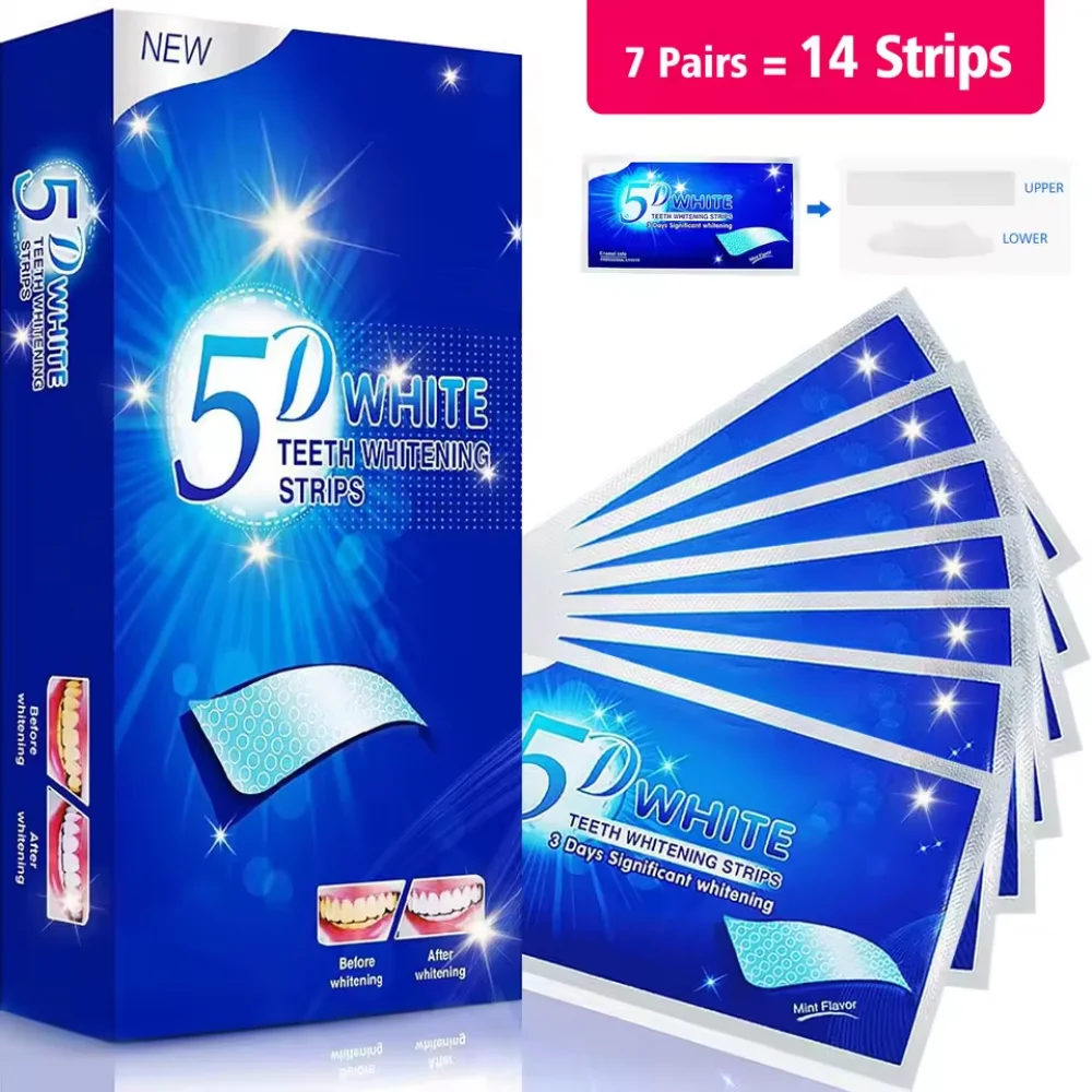 3D/5D/9D Отбеливающие полоски  – обзор и цена Whitening Strip 3D