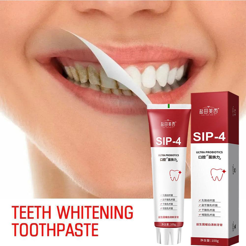 100 г Пробиотическая отбеливаю – обзор и цена Teeth Whitening Yellow Teeth