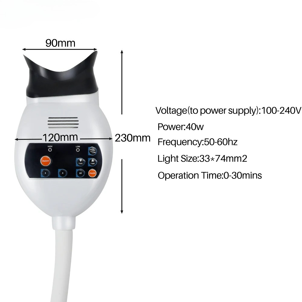 Регулируемая 3-цветная LED-лам – обзор и цена Teeth Whitening Machine Professional