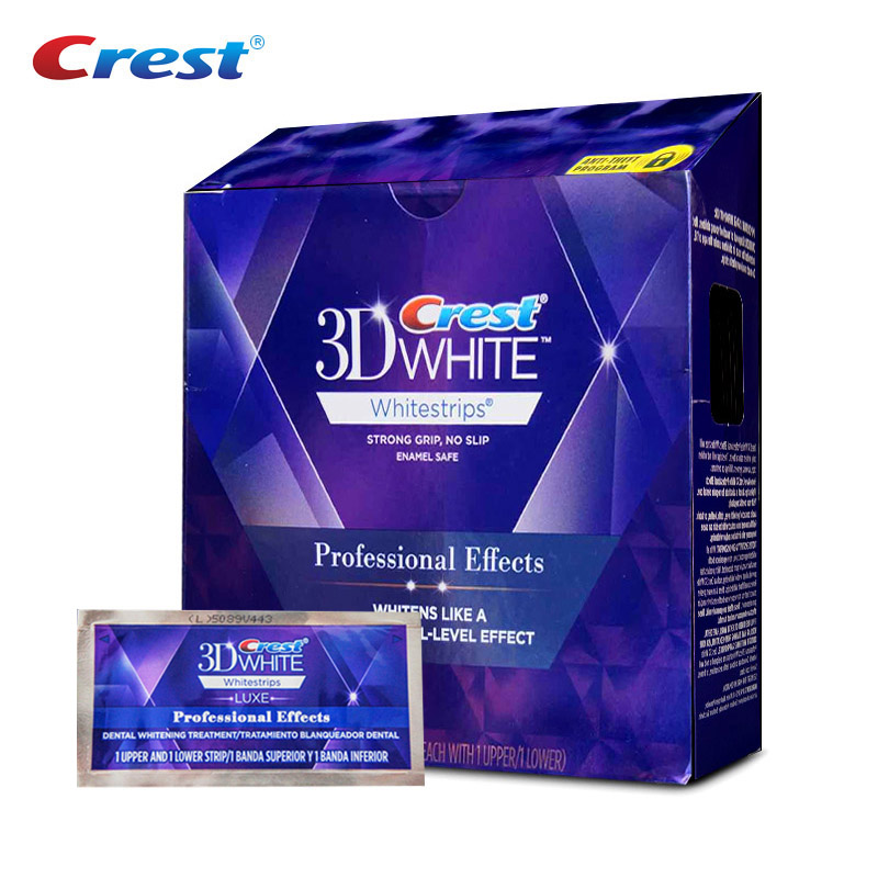Оригинальные полоски Crest 3D  – обзор и цена Whitening Strip 3D