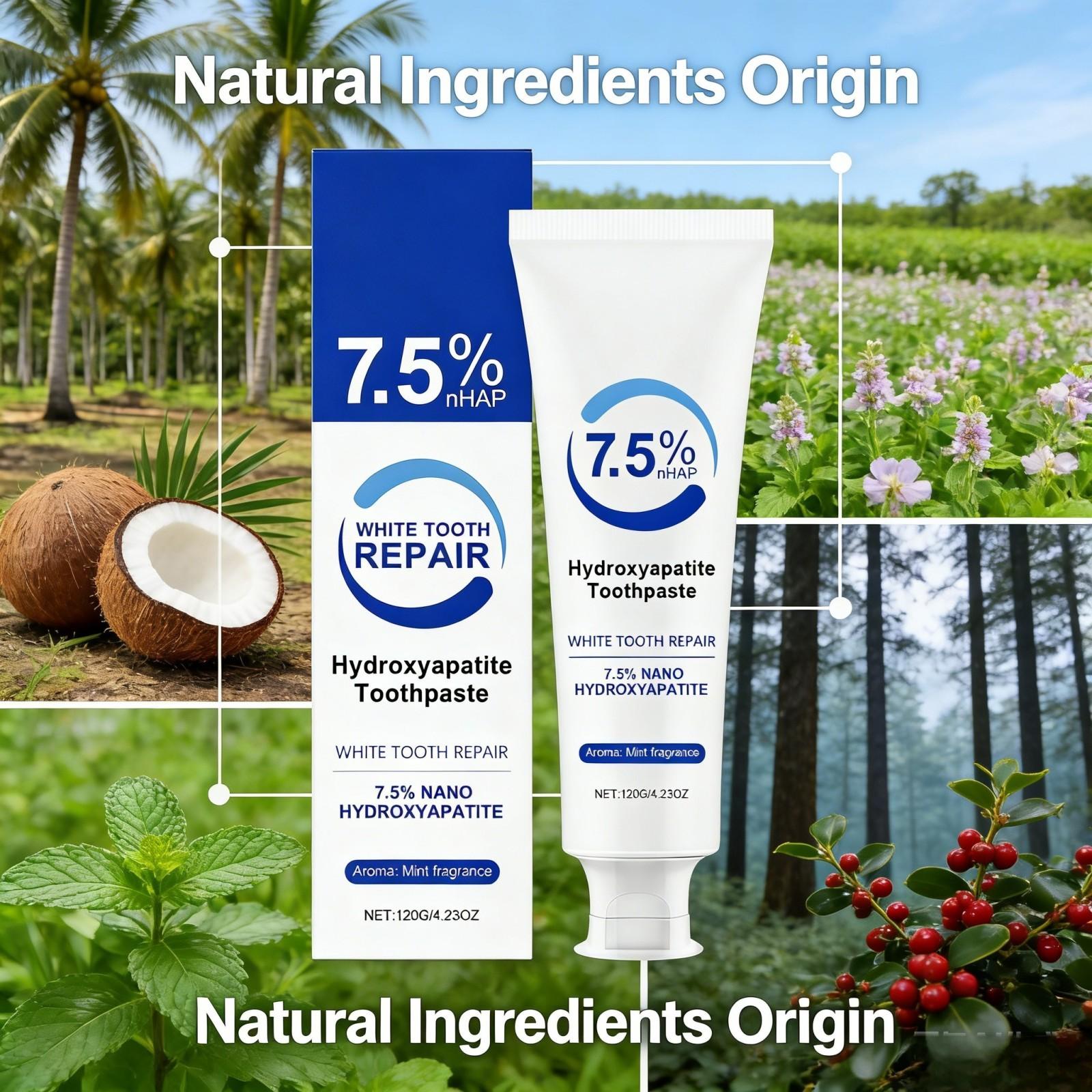 Нано-гидроксиапатитовая зубная – обзор и цена Teeth Whitening Foam Toothpaste